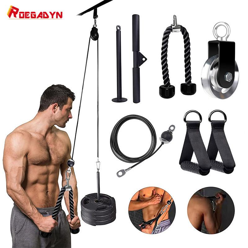Accessories Fitness Cable Machine Attachments Tricep Rope Pulley System Gym Lat Pull Down Muscle Strength Training Workout
Accessories Fitness Cable Machine Attachments Tricep Rope Pulley System Gym Lat Pull Down Muscle Strength Training Workout
