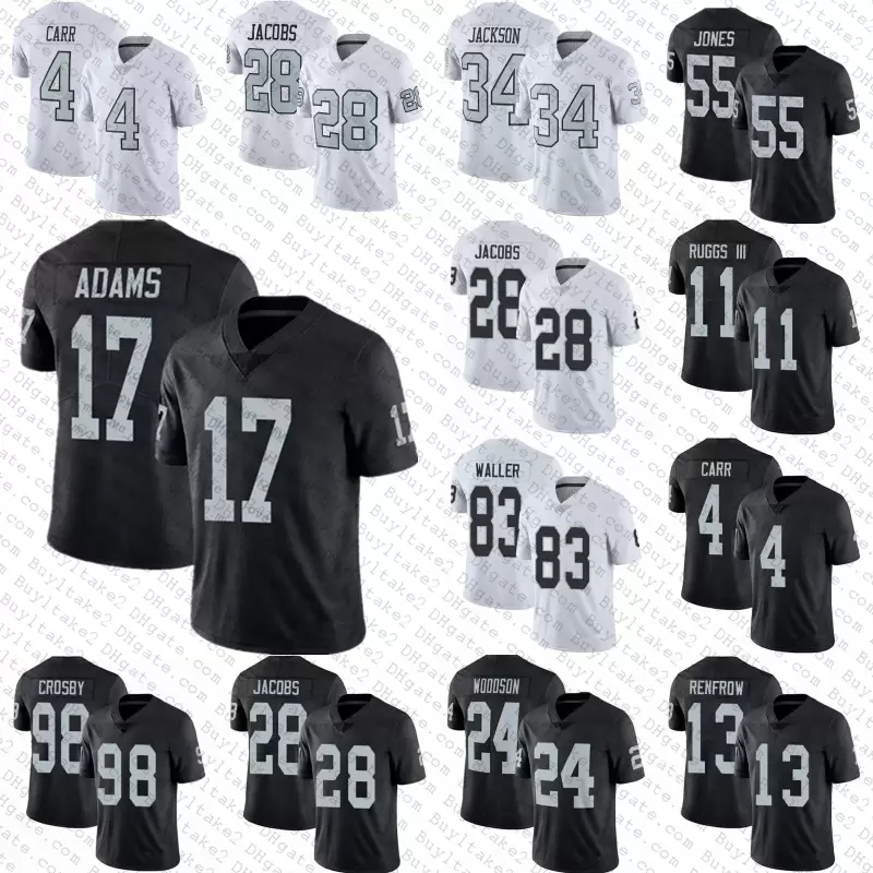 17 Davante Adams 98 Maxx Crosby 83 Darren Waller 28 Josh Jacob Las MENS WOMENS KIDS Football 4 Derek Carr Jerseys Vega Chandler Jones Raider, Youth
17 Davante Adams 98 Maxx Crosby 83 Darren Waller 28 Josh Jacob Las MENS WOMENS KIDS Football 4 Derek Carr Jerseys Vega Chandler Jones Raider, Youth