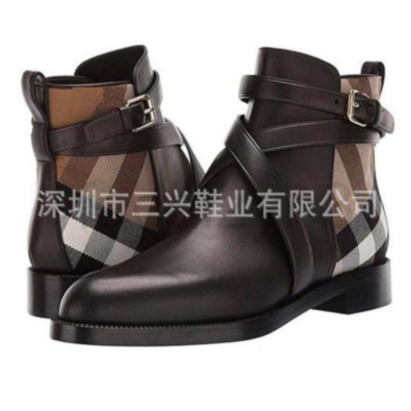 Boots designer plaid stitching men's boots fashion casual all-match cowhide, 1# packing bag
Boots designer plaid stitching men's boots fashion casual all-match cowhide, 1# packing bag