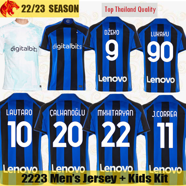 22 23 LUKAKU soccer jerseys Inter DZEKO LAUTARO 2021 2022 2023 CALHANOGLU ALEXIS CORREA BARELLA Milan football shirt GOSENS uniforms mens Jersey kids kit, 2223 away
22 23 LUKAKU soccer jerseys Inter DZEKO LAUTARO 2021 2022 2023 CALHANOGLU ALEXIS CORREA BARELLA Milan football shirt GOSENS uniforms mens Jersey kids kit, 2223 away