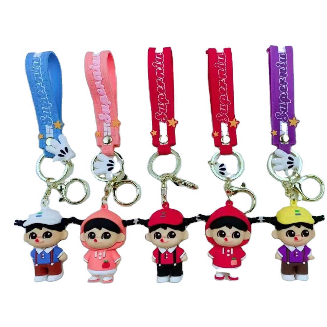 Cartoon Toy Figures CuteLittle Girl Doll Keychain Couple Backpack Keychains Pendant Car Bag PendantKeychain, Multicolor
Cartoon Toy Figures CuteLittle Girl Doll Keychain Couple Backpack Keychains Pendant Car Bag PendantKeychain, Multicolor