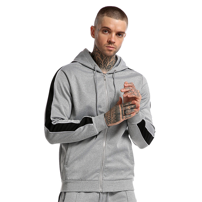 Men's Quick-Dry Hoodies Casual Slim Sports Designer Long-sleeved Cardigan Hooded Hoodie, Black 
Men's Quick-Dry Hoodies Casual Slim Sports Designer Long-sleeved Cardigan Hooded Hoodie, Black