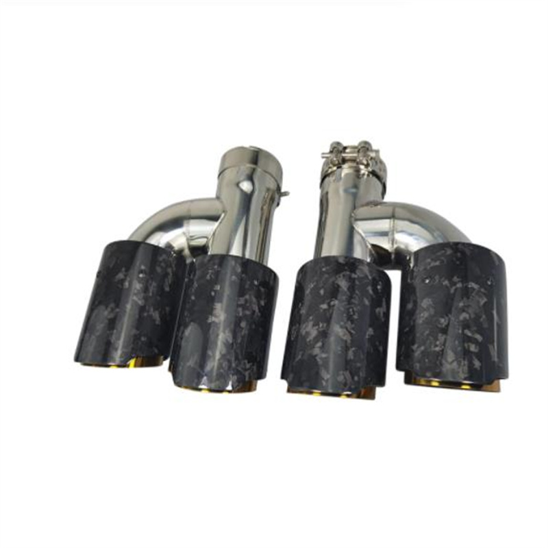Genuine Htype Forged Carbon Fiber gloosy Gold Stainless Steel Car Dual Exhaust Tip Double End Pipe Modification Muffler
Genuine Htype Forged Carbon Fiber gloosy Gold Stainless Steel Car Dual Exhaust Tip Double End Pipe Modification Muffler