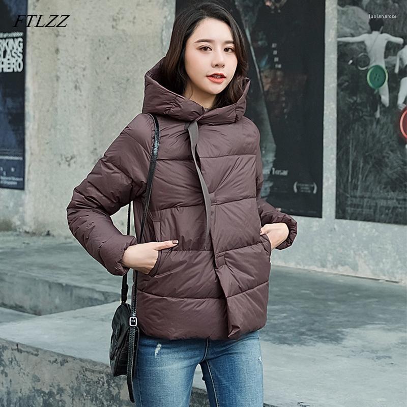 Women' Down & Parkas FTLZZ Winter 90% Ultra Light White Duck Jacket Women Coat Hooded Warm Female Short Snow Outwear Luci22, Black
Women' Down & Parkas FTLZZ Winter 90% Ultra Light White Duck Jacket Women Coat Hooded Warm Female Short Snow Outwear Luci22, Black