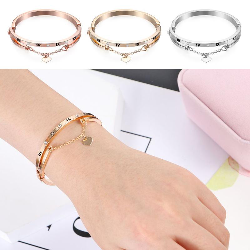 Link Chain Luxury Rose Gold Stainless Steel Bracelets Bangles Female Heart Forever Love Brand Charm Bracelet For Women Famous JewelryLink
Link Chain Luxury Rose Gold Stainless Steel Bracelets Bangles Female Heart Forever Love Brand Charm Bracelet For Women Famous JewelryLink