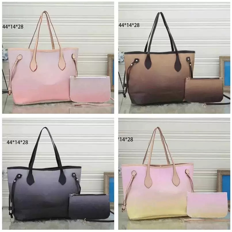 Colorful Gradient matching Handbags Designer Evening Bags Women Handbag Shopping Leather bag Wallets Women's Casual Handbags Coin Purse 2 Piece Set, Additional shipping
Colorful Gradient matching Handbags Designer Evening Bags Women Handbag Shopping Leather bag Wallets Women's Casual Handbags Coin Purse 2 Piece Set, Additional shipping