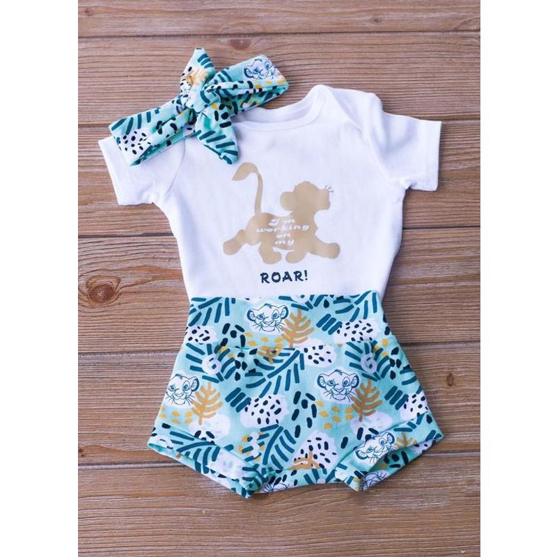 Clothing Sets 0-24M 3pcs Infant Baby Boys Girls Clothes Cartoon Animal Printed Short Sleeve Romper Shorts HeadbandClothing, As pic
Clothing Sets 0-24M 3pcs Infant Baby Boys Girls Clothes Cartoon Animal Printed Short Sleeve Romper Shorts HeadbandClothing, As pic