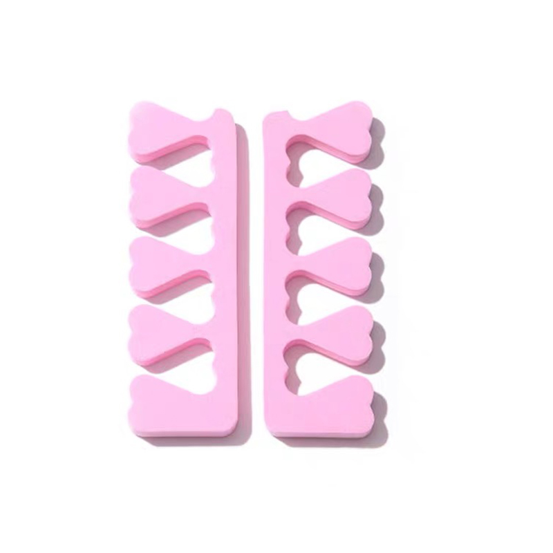 Toe Separator heart shape Nail Art Soft Finger nail tools for nail care Manicure