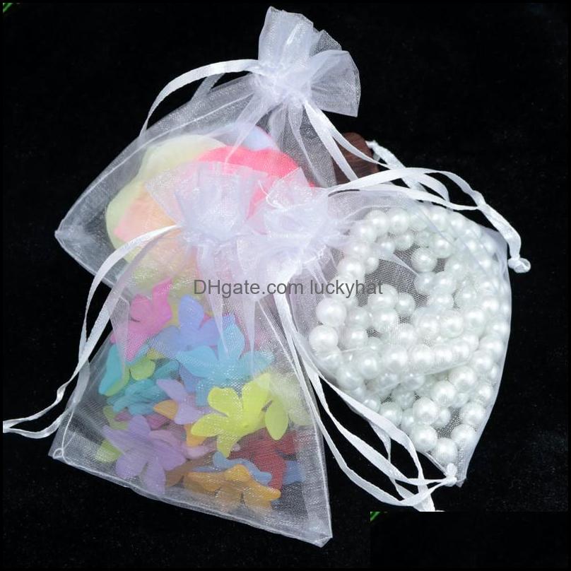 Jewelry Pouches Bags Packaging Display White Small Sheer Organza Dstring Pouches Party Wedding Favor Candy Wrap Square Gift 7X9Cm 2.75X3.
Jewelry Pouches Bags Packaging Display White Small Sheer Organza Dstring Pouches Party Wedding Favor Candy Wrap Square Gift 7X9Cm 2.75X3.