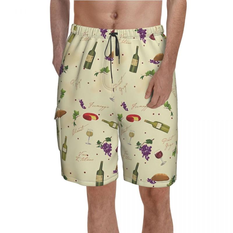 Men' Shorts Wine Pattern Board High Quality Funny Food Print Design Beach Short Pants Man Elastic Waist Comfortable Swimming TrunksMen
Men' Shorts Wine Pattern Board High Quality Funny Food Print Design Beach Short Pants Man Elastic Waist Comfortable Swimming TrunksMen
