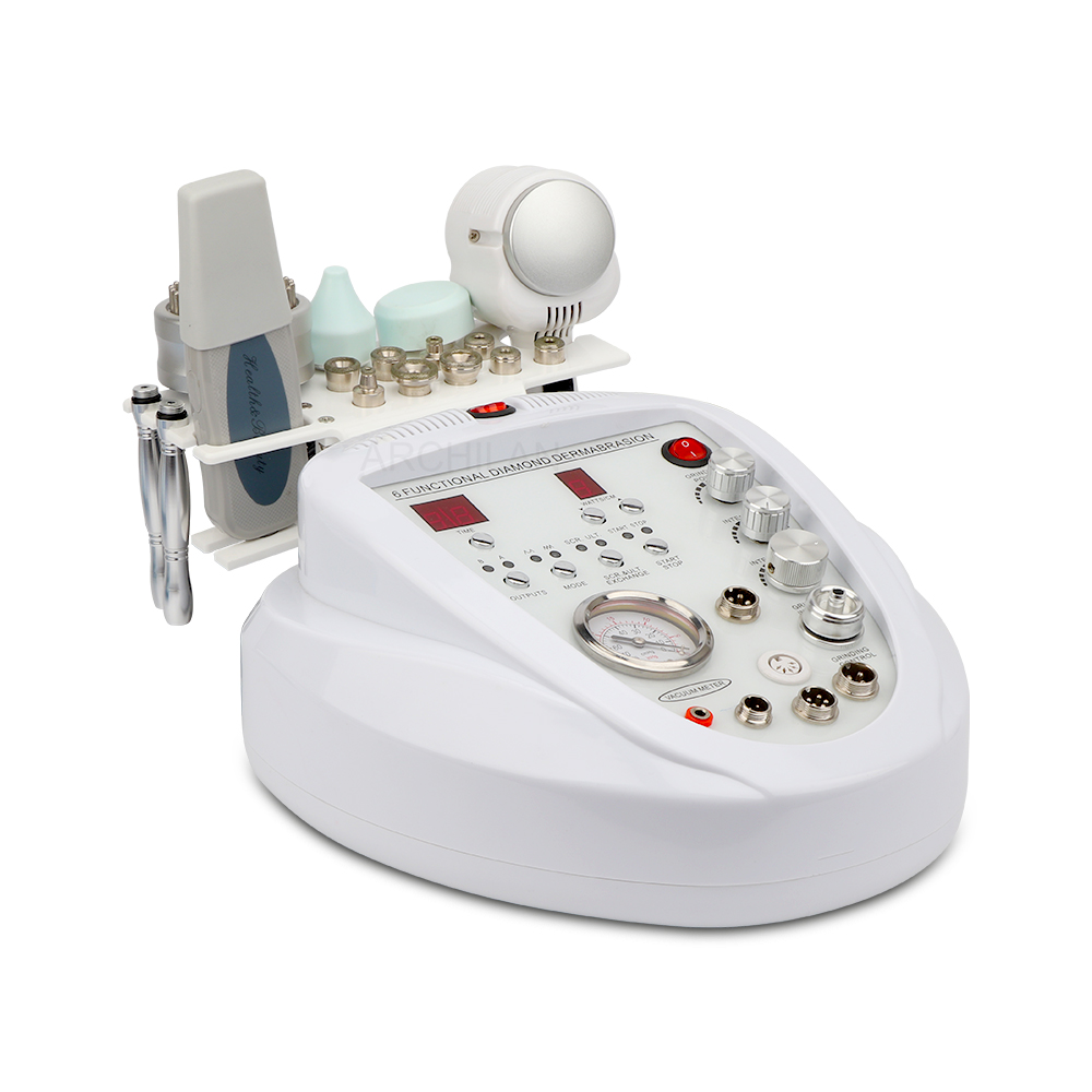 5in1 Diamond Microdermabrasion Dermabrasion Photon Therapy Skin Scrubber Hot Cold Hammer Anti Aging Wrinkle Blackhead Remover Facial Peeling
5in1 Diamond Microdermabrasion Dermabrasion Photon Therapy Skin Scrubber Hot Cold Hammer Anti Aging Wrinkle Blackhead Remover Facial Peeling