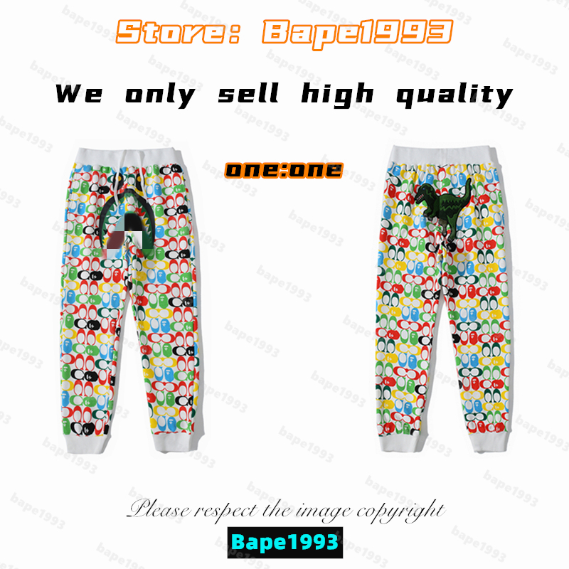 High Quality Apes Mens Pants Japan Shark B ape head Brand co-branding Galactic Luminous Spots Camouflage Male and female of the same styles 100% cotton pants 1993 CK1-22, 1 button
High Quality Apes Mens Pants Japan Shark B ape head Brand co-branding Galactic Luminous Spots Camouflage Male and female of the same styles 100% cotton pants 1993 CK1-22, 1 button