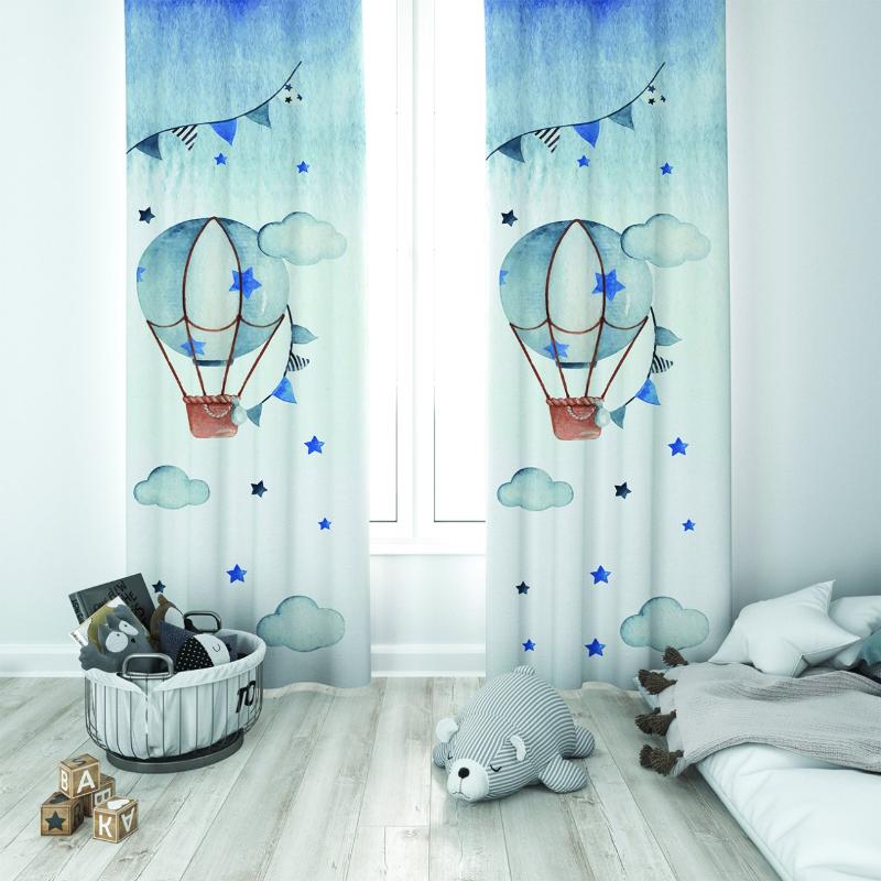 Curtain & Drapes Cute Sky Flying Balloon Baby Boy Room Special Design Shading Sash Hook Button Blackout Jealous Window Bedroom, 65x135 cm ( 1 pcs)
Curtain & Drapes Cute Sky Flying Balloon Baby Boy Room Special Design Shading Sash Hook Button Blackout Jealous Window Bedroom, 65x135 cm ( 1 pcs)