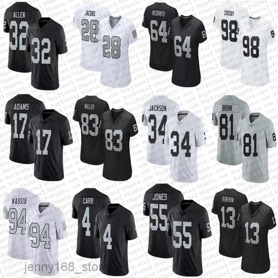 83 Darren Waller 17 Davante Adams Oakland''Raiders''Football Jerseys Derek Carr Bo Jackson Chandler Jones Woodson''nfl''Jersey, Women
83 Darren Waller 17 Davante Adams Oakland''Raiders''Football Jerseys Derek Carr Bo Jackson Chandler Jones Woodson''nfl''Jersey, Women