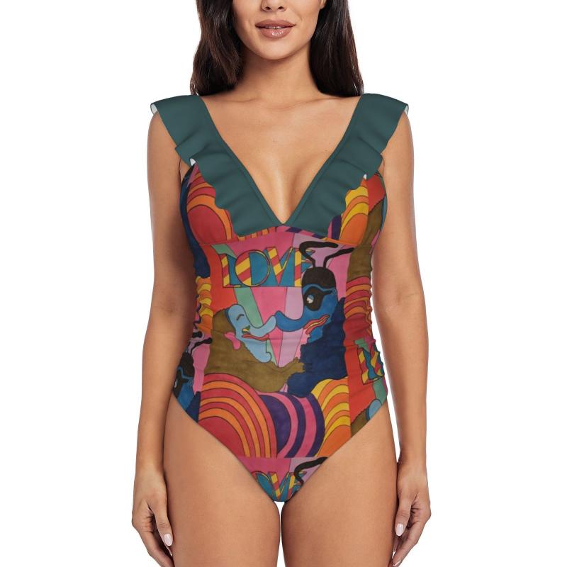 Women' Swimwear Love Is All You Need Women' Ruffle One Piece Swimsuit Bodysuit Bathing Suit Beachwear Music ArtWomen' Women'sWomen, Classic
Women' Swimwear Love Is All You Need Women' Ruffle One Piece Swimsuit Bodysuit Bathing Suit Beachwear Music ArtWomen' Women'sWomen, Classic