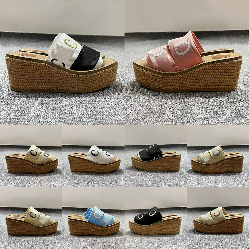 Woody Platform Women Mules Canvas Web Sandals Lady Slippers Luxury Designer Ladies Lettering Fabric Leather Mule Sandal Thick Bottom Summer Casual Slides Slipper, P04
Woody Platform Women Mules Canvas Web Sandals Lady Slippers Luxury Designer Ladies Lettering Fabric Leather Mule Sandal Thick Bottom Summer Casual Slides Slipper, P04