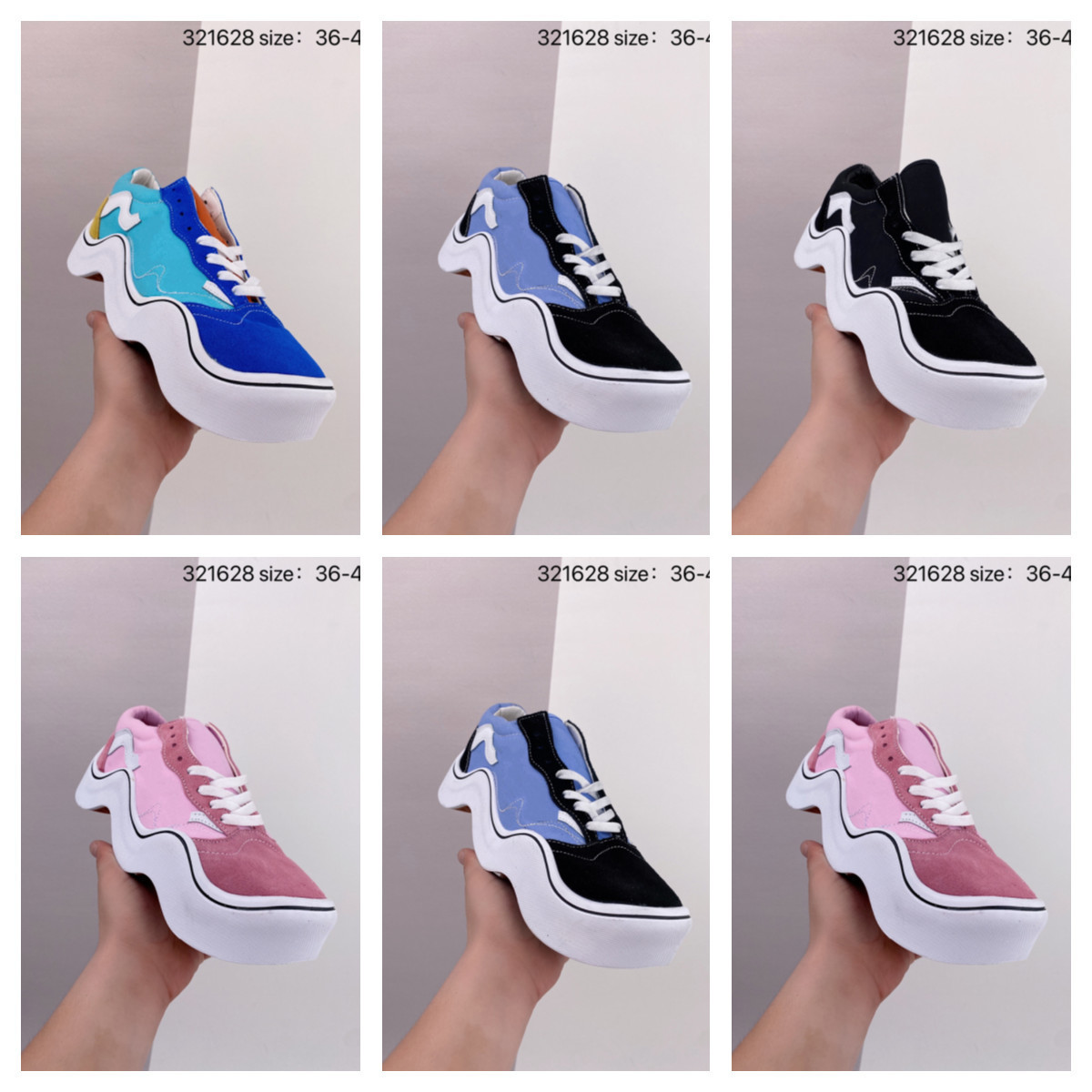 MSCHF x Tyga Wavy Baby Sneakers Low Old Skool vintage wavy thick sole platform canvas shoes pink black men women casual shoes jogging fitness sneaker, Fill postage
MSCHF x Tyga Wavy Baby Sneakers Low Old Skool vintage wavy thick sole platform canvas shoes pink black men women casual shoes jogging fitness sneaker, Fill postage