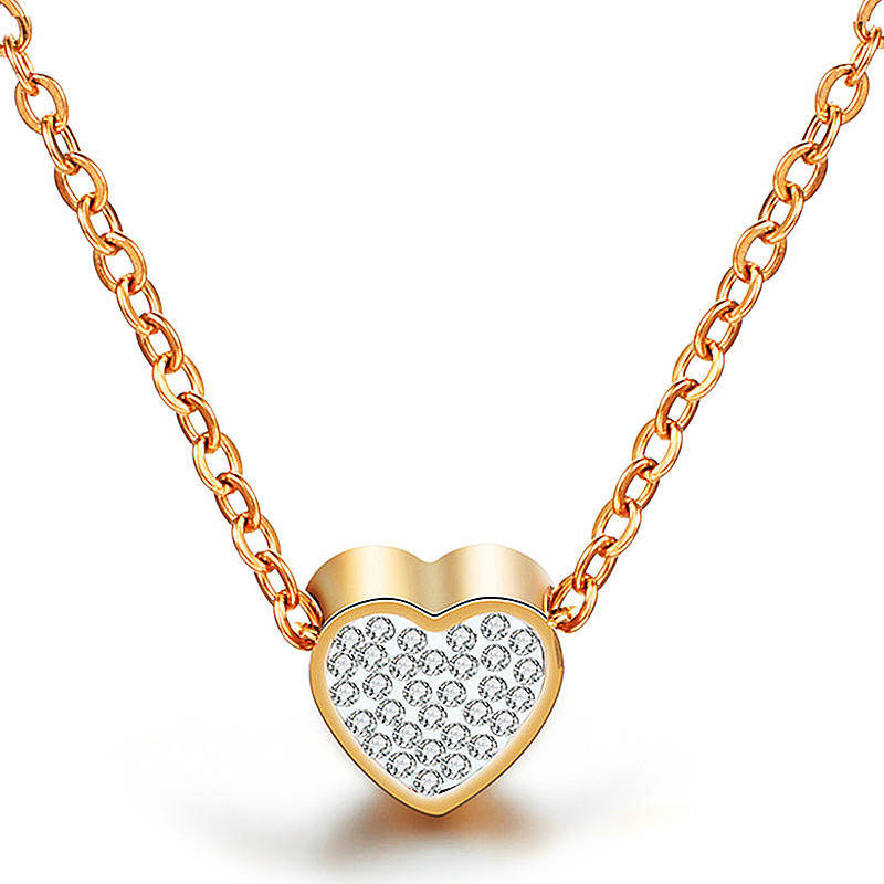 18K Gold Plated Tiny Heart Pendant Necklace Dainty Cubic Zirconia Necklaces for Women Personalized Choker Adjustable Slider BF1370
18K Gold Plated Tiny Heart Pendant Necklace Dainty Cubic Zirconia Necklaces for Women Personalized Choker Adjustable Slider BF1370
