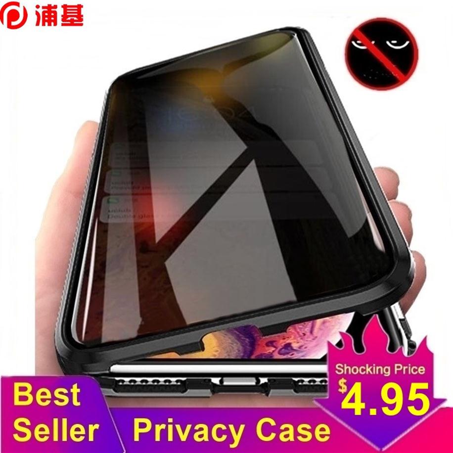 Privacy Magnetic Case For Iphone XS XR X 6 7 8 Plus SE 11 Pro MAX Magnet Metal Tempered Glass Cover 360 Protective175T, Red
Privacy Magnetic Case For Iphone XS XR X 6 7 8 Plus SE 11 Pro MAX Magnet Metal Tempered Glass Cover 360 Protective175T, Red