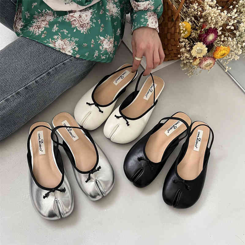 Bailamos Tabi Ninja Women Shoes Split Toe Flats Ballet Shoes Woman Slip On Loafers Soft Bottom Moccasins Bow-Tie Ballerina Shoes Y220628, Black 3
Bailamos Tabi Ninja Women Shoes Split Toe Flats Ballet Shoes Woman Slip On Loafers Soft Bottom Moccasins Bow-Tie Ballerina Shoes Y220628, Black 3