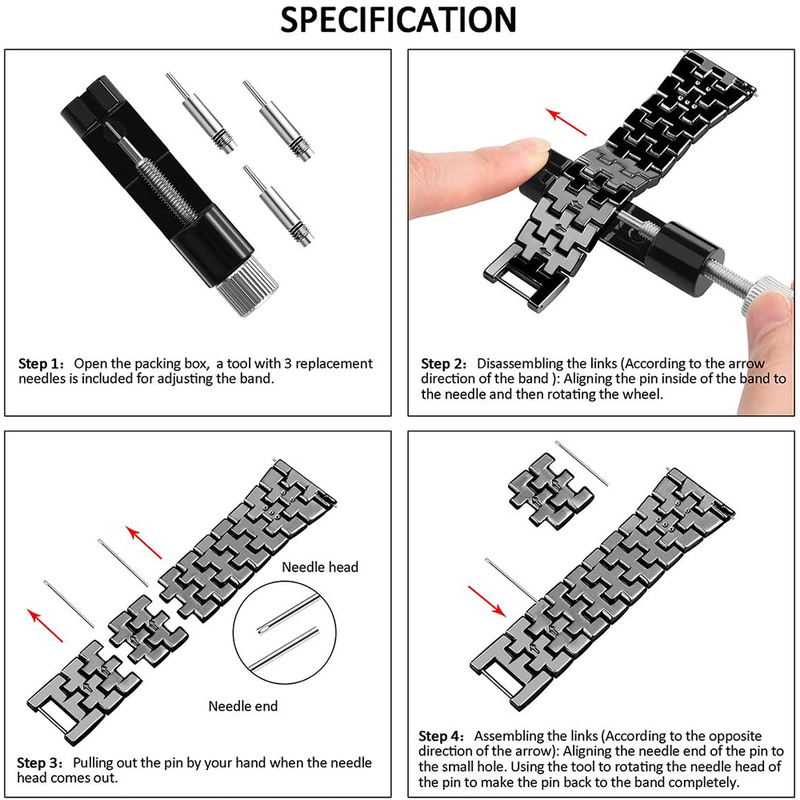 20mm 22mm Strap For Samsung Galaxy Watch 4 Classic 42mm 46mm Watch4 40mm 44mm Watch3 41mm 45mm Diamond Metal Link Bracelet Band 220526