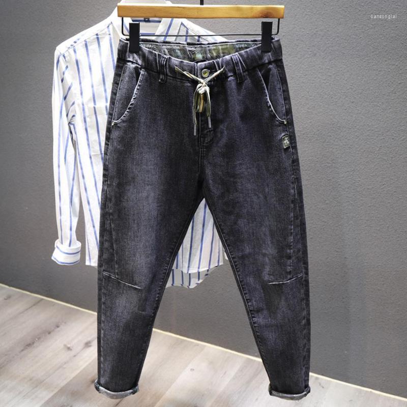 Men's Jeans Fall Black And Gray For Men With Elasticized Waistbands Loose Trends 28-36 SizeCasual PantsMen's, Dark grey
Men's Jeans Fall Black And Gray For Men With Elasticized Waistbands Loose Trends 28-36 SizeCasual PantsMen's, Dark grey