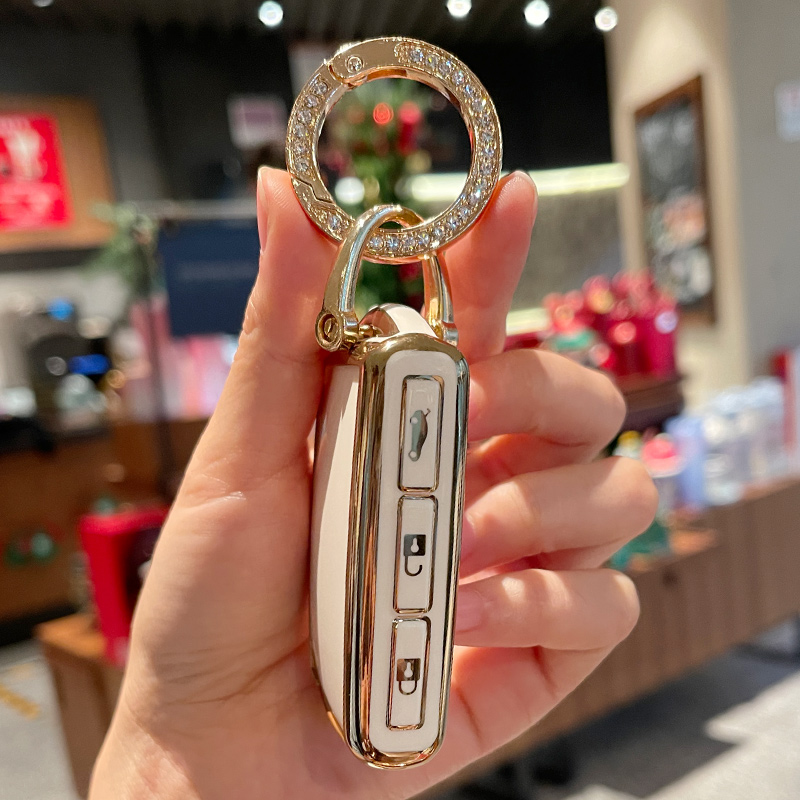 For Volvo S90 XC60 S60 XC40 V60 V90 Auto Parts Keychain TPU Car Key Cover Fashion Accessories Simple Women's Buckle
For Volvo S90 XC60 S60 XC40 V60 V90 Auto Parts Keychain TPU Car Key Cover Fashion Accessories Simple Women's Buckle