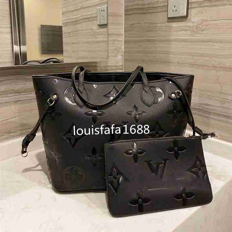 Designers Leather Bags womens Onthego Handbags high qulity crossbody lady Shoulder Bag shopping tote coin purse 2 pcs/set M45685, Black blue lining
Designers Leather Bags womens Onthego Handbags high qulity crossbody lady Shoulder Bag shopping tote coin purse 2 pcs/set M45685, Black blue lining