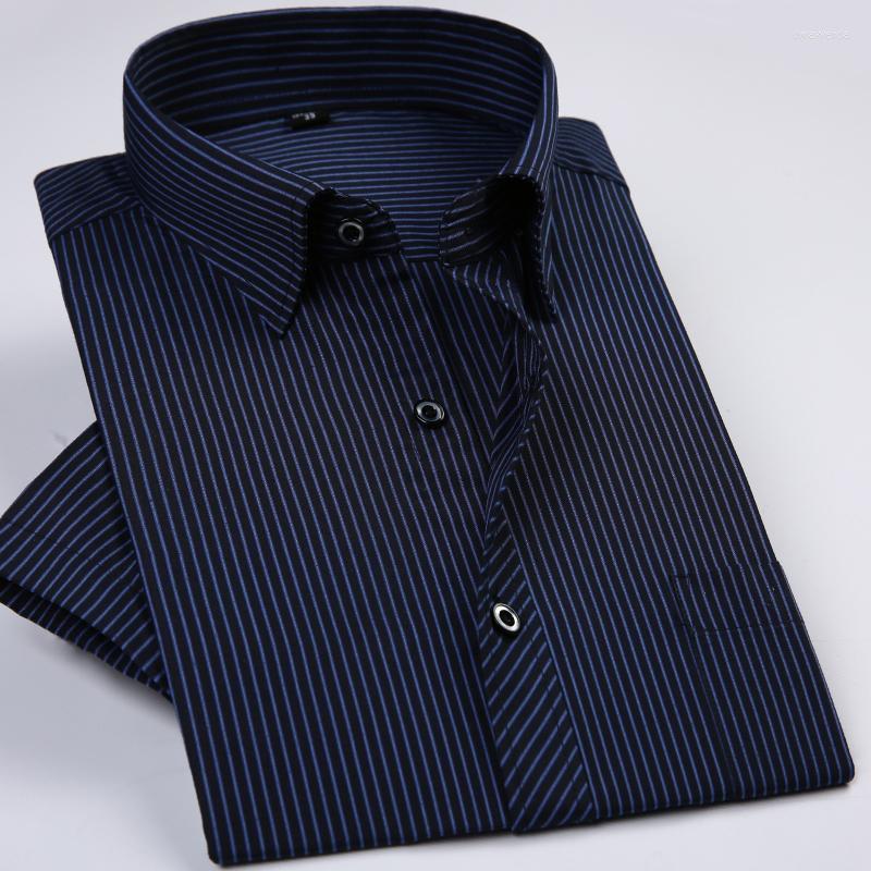 Men' Dress Shirts Summer Short Sleeve Striped Regular Fit Non-iron Easy Care Business Men No Fade Shrink With Chest Pocket Dway22, Dat08
Men' Dress Shirts Summer Short Sleeve Striped Regular Fit Non-iron Easy Care Business Men No Fade Shrink With Chest Pocket Dway22, Dat08