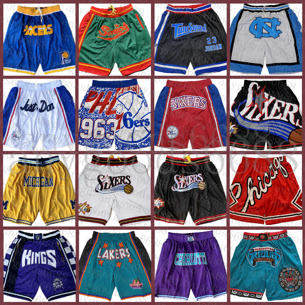 Philadelphias 76er JUST DON Los Brown Angeles Beige Clipper Basketball Shorts Mitchell & Ness Brooklyns Net Houstons Rocket New Black Orleans White Pelican 01, Just shorts
Philadelphias 76er JUST DON Los Brown Angeles Beige Clipper Basketball Shorts Mitchell & Ness Brooklyns Net Houstons Rocket New Black Orleans White Pelican 01, Just shorts
