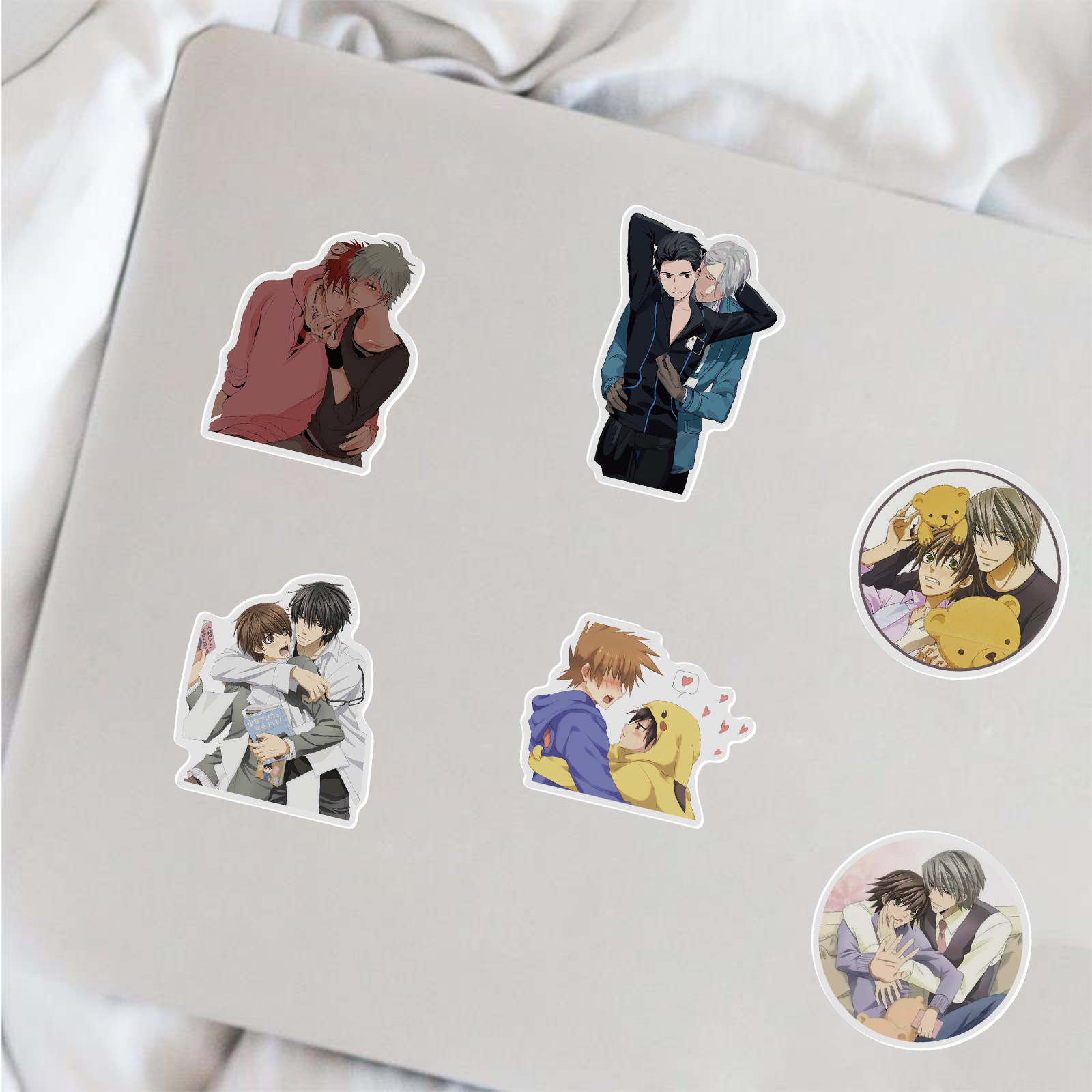 50Pcs Mixed boy love Male protagonist anime sticker Graffiti Kids Toy Skateboard car Motorcycle Bicycle Sticker Decals Wholesale