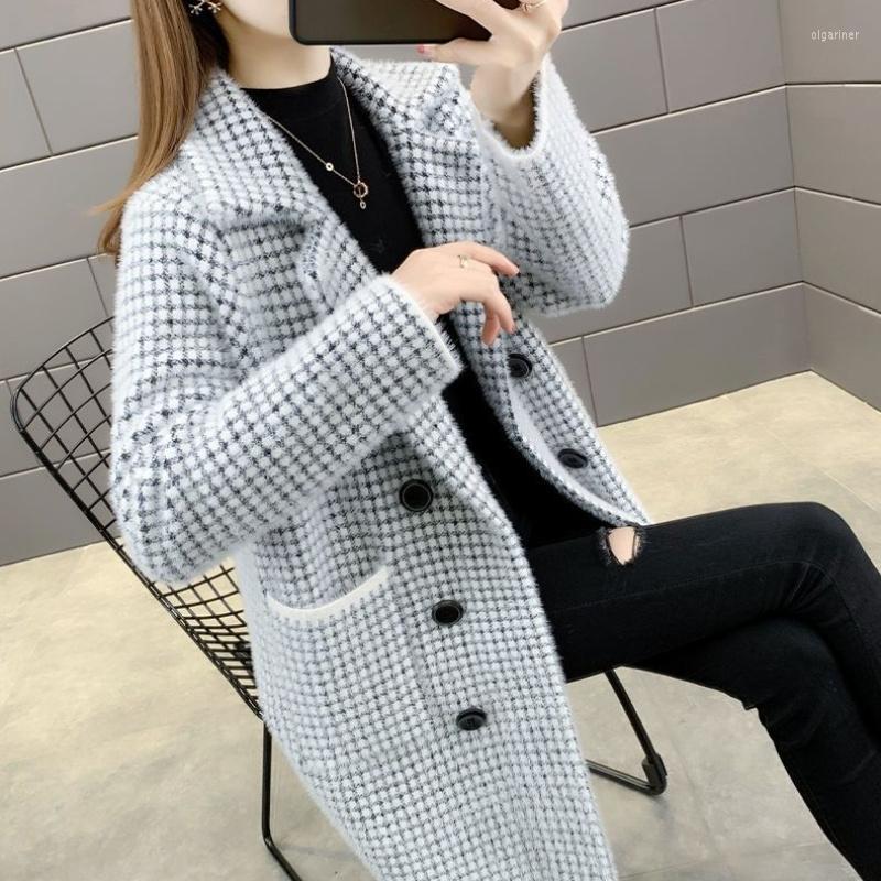Women' Knits & Tees Women Plaid Long Mohair Cardigan Coat Autumn Knitting JacketWomen' Women'sWomen' Olga22, Black
Women' Knits & Tees Women Plaid Long Mohair Cardigan Coat Autumn Knitting JacketWomen' Women'sWomen' Olga22, Black