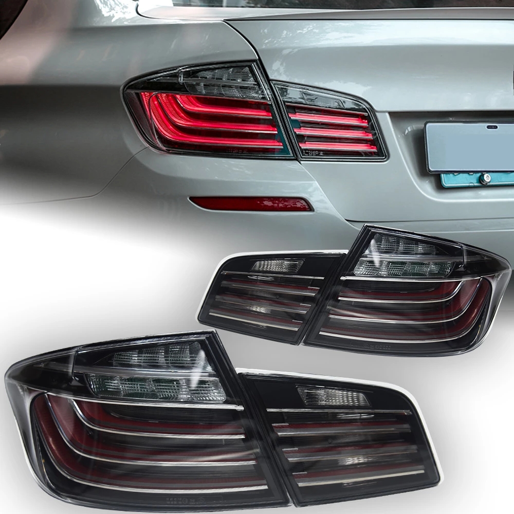 Car Styling for BMW F10 Tail Lights 2010-20 16 F18 Tail Lamp 525i 530i 520i LED Taillight DRL Brake Reverse Auto Accessories