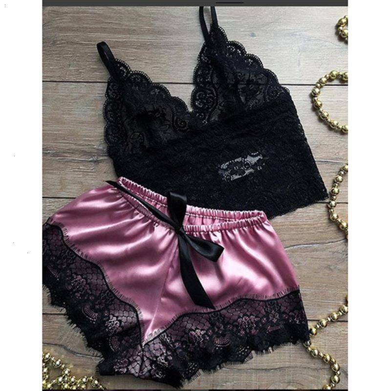 Womens Sleepwear Sexy Women Pyjama Set White Lace V-neck Sleeveless Camis Top And Shorts Fashion Patchwork Pajama Pink, Gold
Womens Sleepwear Sexy Women Pyjama Set White Lace V-neck Sleeveless Camis Top And Shorts Fashion Patchwork Pajama Pink, Gold