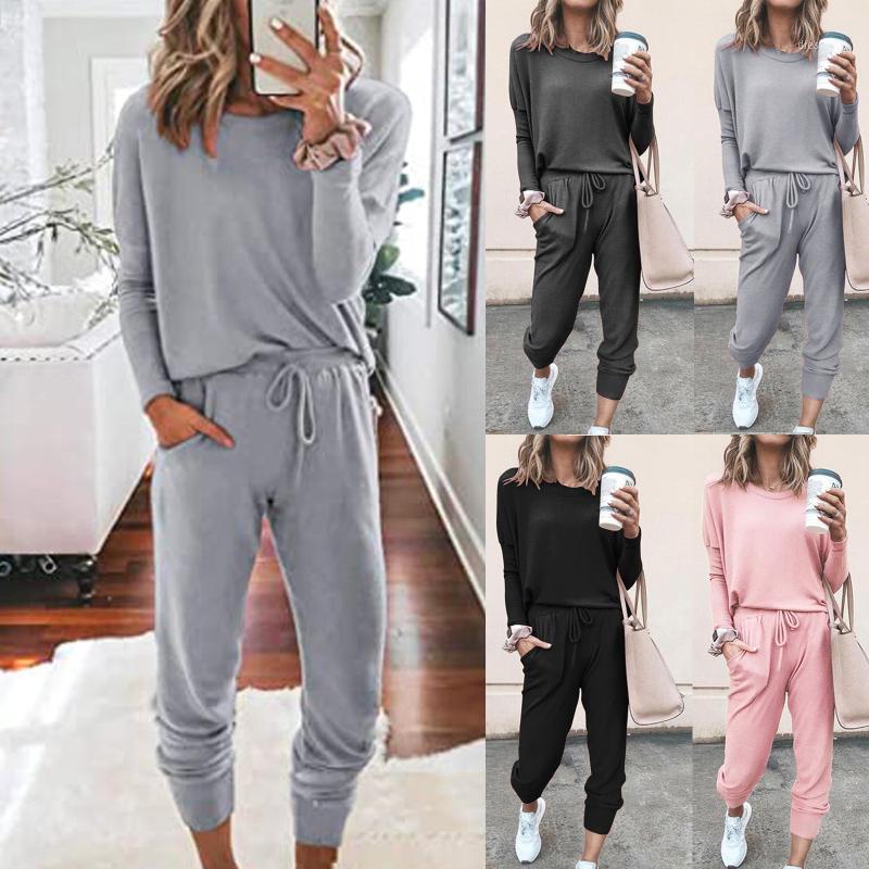 Women' Two Piece Pants 2022top Spring Autumn Tracksuit Women 2 Set Loose Comfortable Simple Style Solid Color Long Sleeve Casual Suit Cloth, Blue
Women' Two Piece Pants 2022top Spring Autumn Tracksuit Women 2 Set Loose Comfortable Simple Style Solid Color Long Sleeve Casual Suit Cloth, Blue