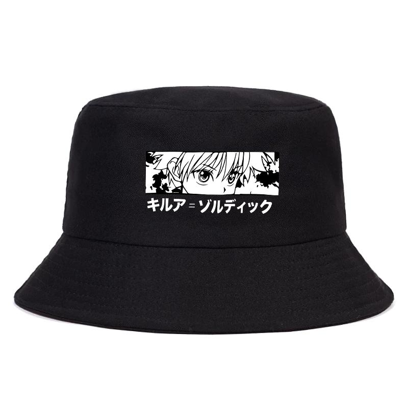 Berets X Killua Eyes Summer Hat Japanese Anime Women Men Panama Bucket Cap The Design Flat Visor Harajuku Fisherman Hats, Black
Berets X Killua Eyes Summer Hat Japanese Anime Women Men Panama Bucket Cap The Design Flat Visor Harajuku Fisherman Hats, Black