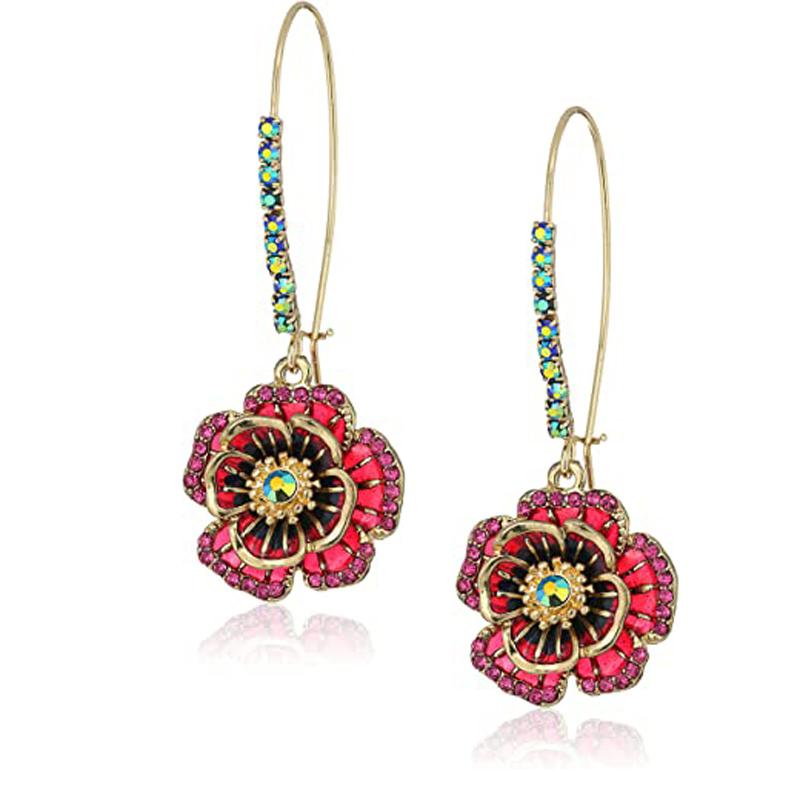 Dangle & Chandelier 2022 Golden Code Multicolor Flowers Set Diamond National Style Earrings Fashion Street Shoot
Dangle & Chandelier 2022 Golden Code Multicolor Flowers Set Diamond National Style Earrings Fashion Street Shoot
