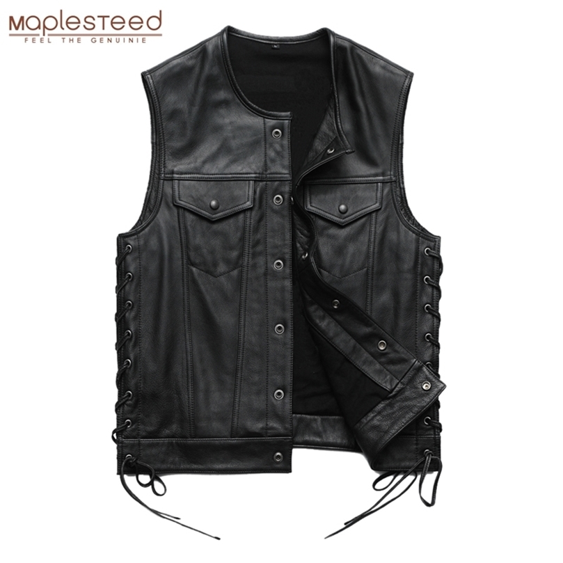 Men Leather Vest 100% Cowhide Motorcycle Vest Biker Leather Vests Moto Leather Waistcoat Asian Size M-5XL M435 201128, Black
Men Leather Vest 100% Cowhide Motorcycle Vest Biker Leather Vests Moto Leather Waistcoat Asian Size M-5XL M435 201128, Black