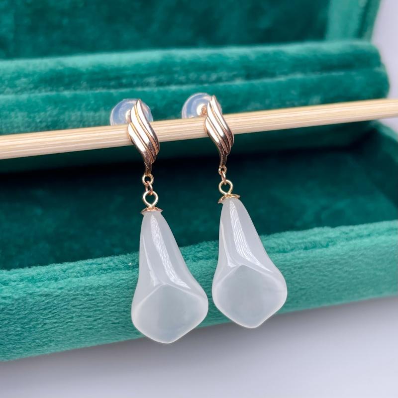 Dangle & Chandelier 18k Yellow Gold Natural White Jasper Drop Earrings Classic Fine Jewelry Women Wedding Gift Plant Myme0917552hbyDangle
Dangle & Chandelier 18k Yellow Gold Natural White Jasper Drop Earrings Classic Fine Jewelry Women Wedding Gift Plant Myme0917552hbyDangle