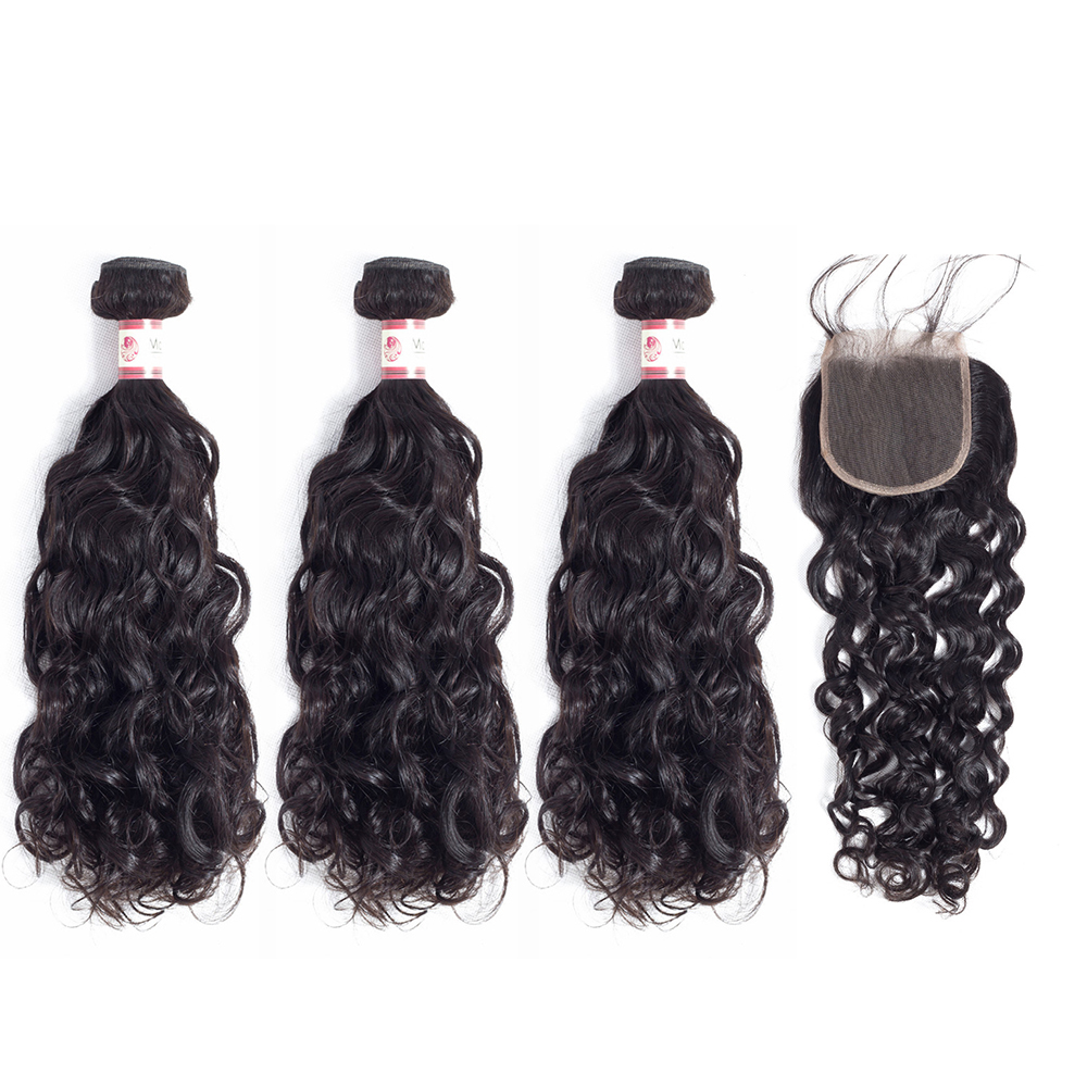 LX Brand Brazilian Hair Weave Bundles 28 Inch Bundles Water Wave Bundles With Closure 4x4 Weaves Human Hair With Closures Remy 3 Bundlesfact, Natural color
LX Brand Brazilian Hair Weave Bundles 28 Inch Bundles Water Wave Bundles With Closure 4x4 Weaves Human Hair With Closures Remy 3 Bundlesfact, Natural color