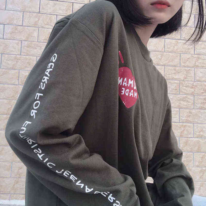 HUMAN MADE Crewneck Sweatshirt Print Heart Letters Oversized Cotton Men Women Human Made Pullover T220726, 03
HUMAN MADE Crewneck Sweatshirt Print Heart Letters Oversized Cotton Men Women Human Made Pullover T220726, 03