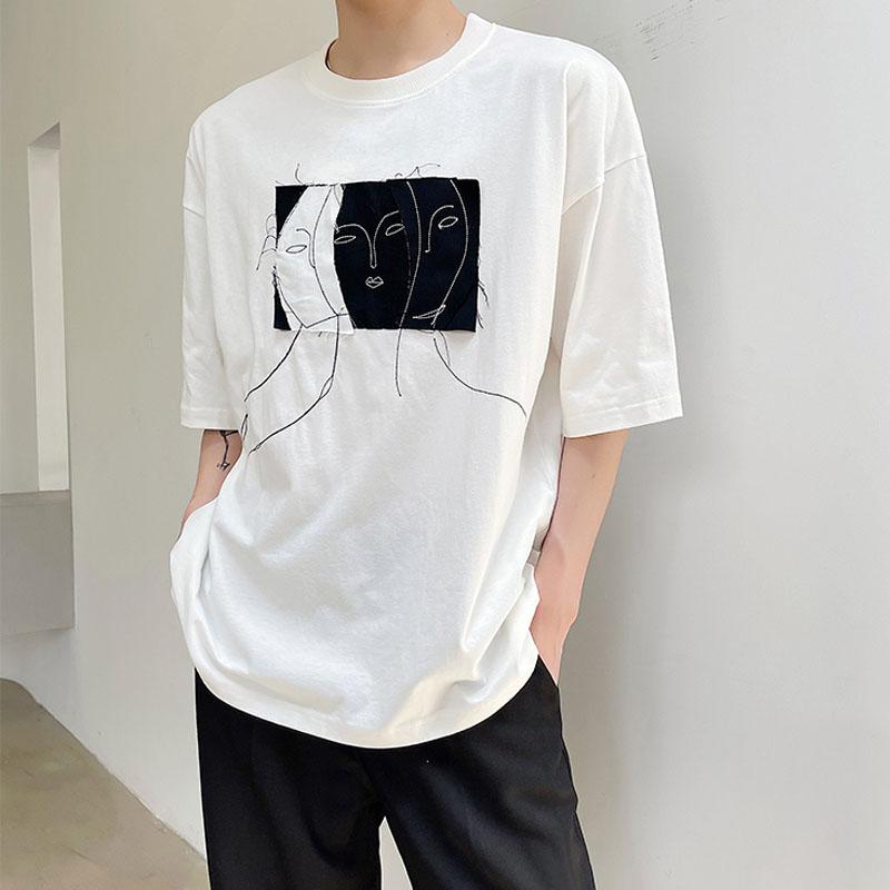 Men's T-Shirts Tshirt Men's Patchwork Short Sleeve T-shirt Male Harajuku Streetwear Fashion Hip Hop Casual Tops Tees ShirtsMen's, 2400 black
Men's T-Shirts Tshirt Men's Patchwork Short Sleeve T-shirt Male Harajuku Streetwear Fashion Hip Hop Casual Tops Tees ShirtsMen's, 2400 black