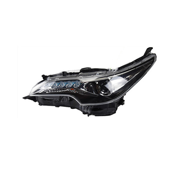 All LED Headlight for Fortuner 20 16-2021 DRL Fog Headlights High Beam Angel Eye Front Lights