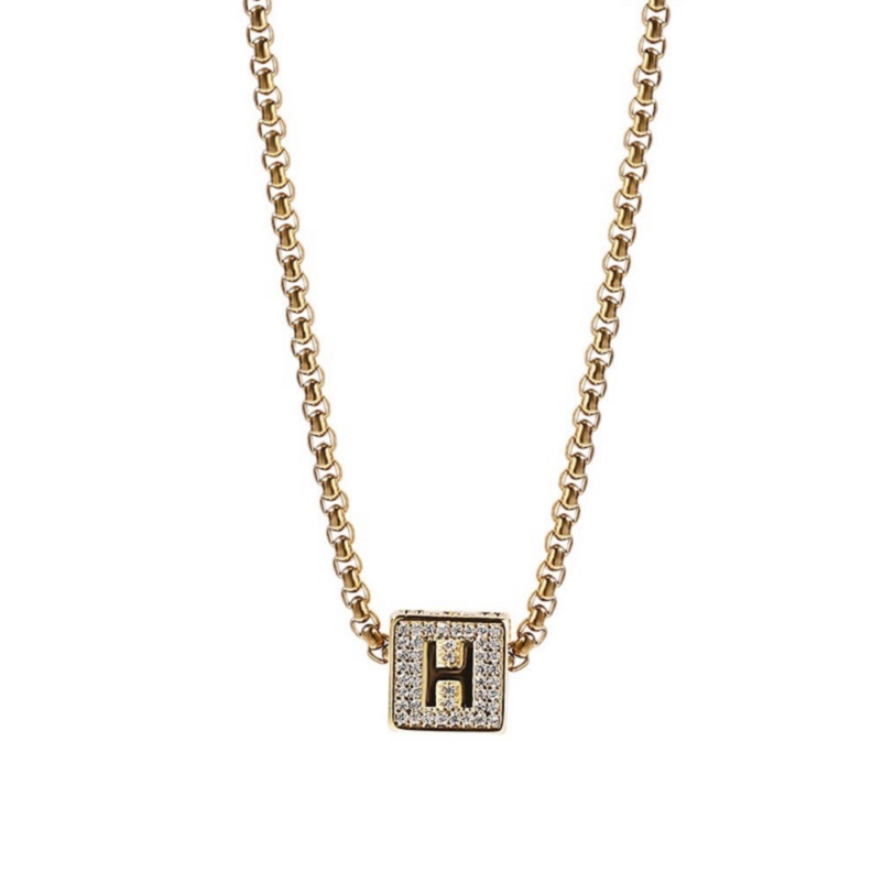 26 English Alphabet Square Pendant Necklace Mens Hip Hop Necklaces Jewelry Iced Out H Letter Pendant Gold Necklace
26 English Alphabet Square Pendant Necklace Mens Hip Hop Necklaces Jewelry Iced Out H Letter Pendant Gold Necklace