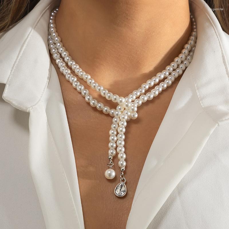Choker Chokers Chic Simulated Pearls Long Tassel Pendant Necklace For Women Beaded Link Chain Wedding JewelryChokers
Choker Chokers Chic Simulated Pearls Long Tassel Pendant Necklace For Women Beaded Link Chain Wedding JewelryChokers
