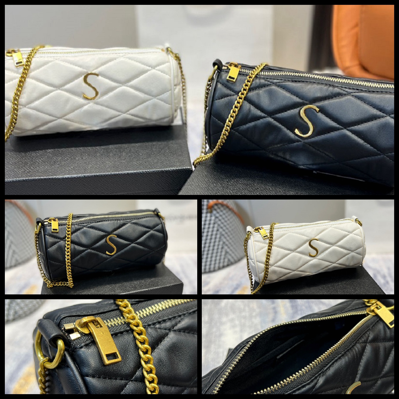 5A Designer Bag Luxury Purse Paris Brand Handbag Women Crossbody Bag Cosmetic Shoulder Bags Tote Messager Wallet by shoebrand W154 04, #30 box
5A Designer Bag Luxury Purse Paris Brand Handbag Women Crossbody Bag Cosmetic Shoulder Bags Tote Messager Wallet by shoebrand W154 04, #30 box
