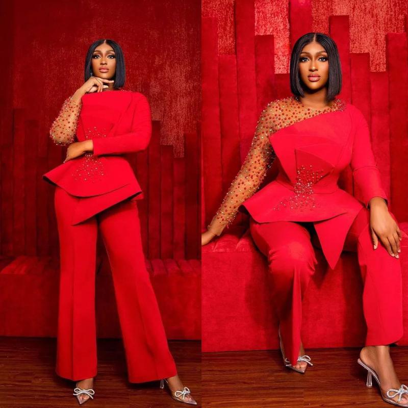 Women's Two Piece Pants Red 2 Pieces Modern Women Suit Top Slim Fit Sequins Bow Tie Satin Mother Of The Bride Work Wear Fashion Prom Tailore, Black
Women's Two Piece Pants Red 2 Pieces Modern Women Suit Top Slim Fit Sequins Bow Tie Satin Mother Of The Bride Work Wear Fashion Prom Tailore, Black