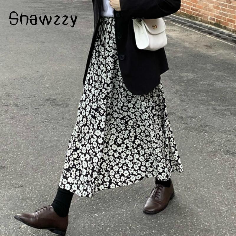 Early Autumn Korean Style Daisy Print Elastic Waist All-match Skirt Women's Slim A- Line Skirts
Early Autumn Korean Style Daisy Print Elastic Waist All-match Skirt Women's Slim A- Line Skirts