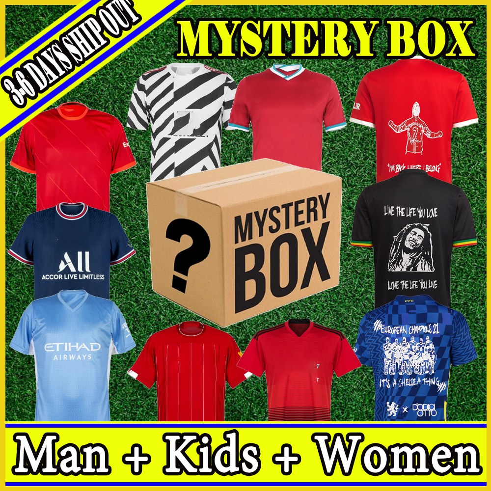 MYSTERY BOX Season Blind 18/19/20/21/22 Thai Quality Soccer Jerseys men kids jersey football shirts blank Fans or player like sale discount brand new with tags, Any shorts
MYSTERY BOX Season Blind 18/19/20/21/22 Thai Quality Soccer Jerseys men kids jersey football shirts blank Fans or player like sale discount brand new with tags, Any shorts