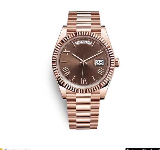 The most watched men's watch casual sports style easy and convenient combination sapphire glass automatic movement mechanical stainless steel bracelet wristwatch, Khaki
The most watched men's watch casual sports style easy and convenient combination sapphire glass automatic movement mechanical stainless steel bracelet wristwatch, Khaki